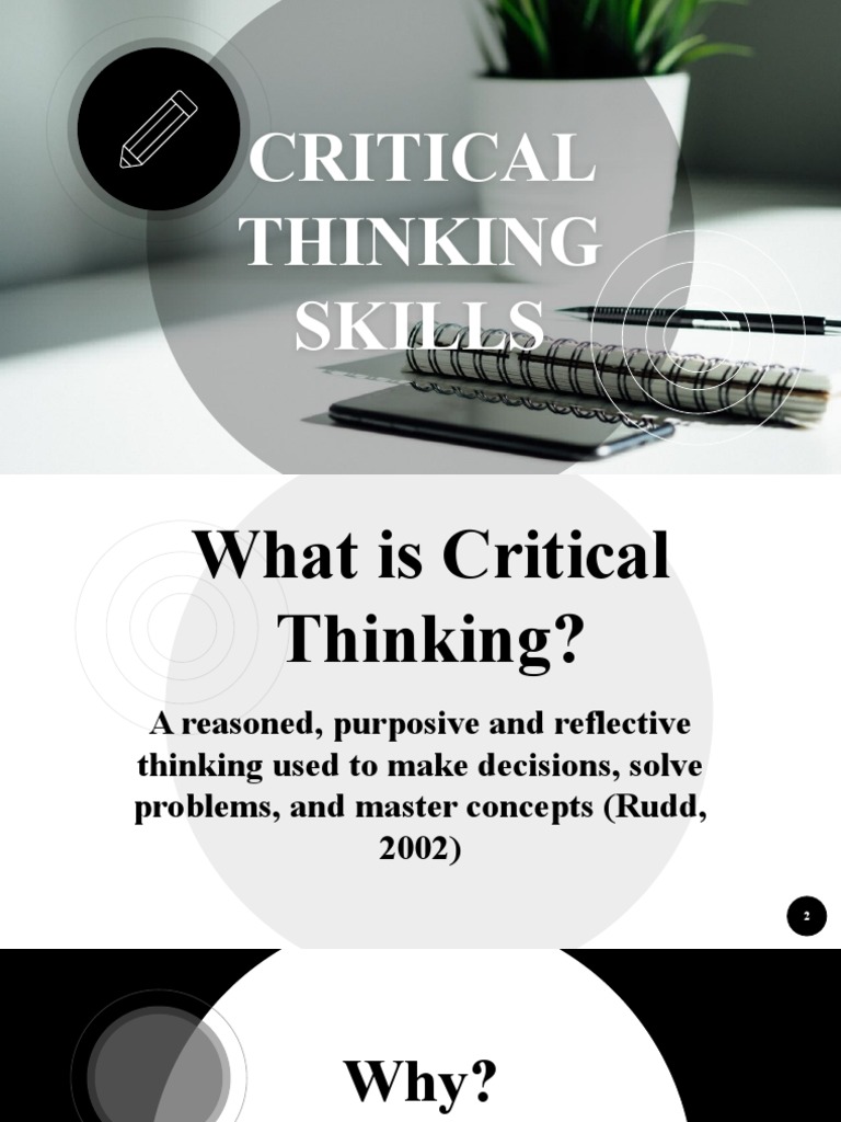 Critical Thinking Skills Overview | PDF | Critical Thinking | Reason