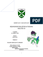 Kertas Kerja Sukan Tahunan Padang Dan Balapan