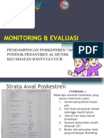 Monitoring & Evaluasi Poskestren
