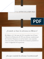 Articulo 1 de La Constitución Mexicana