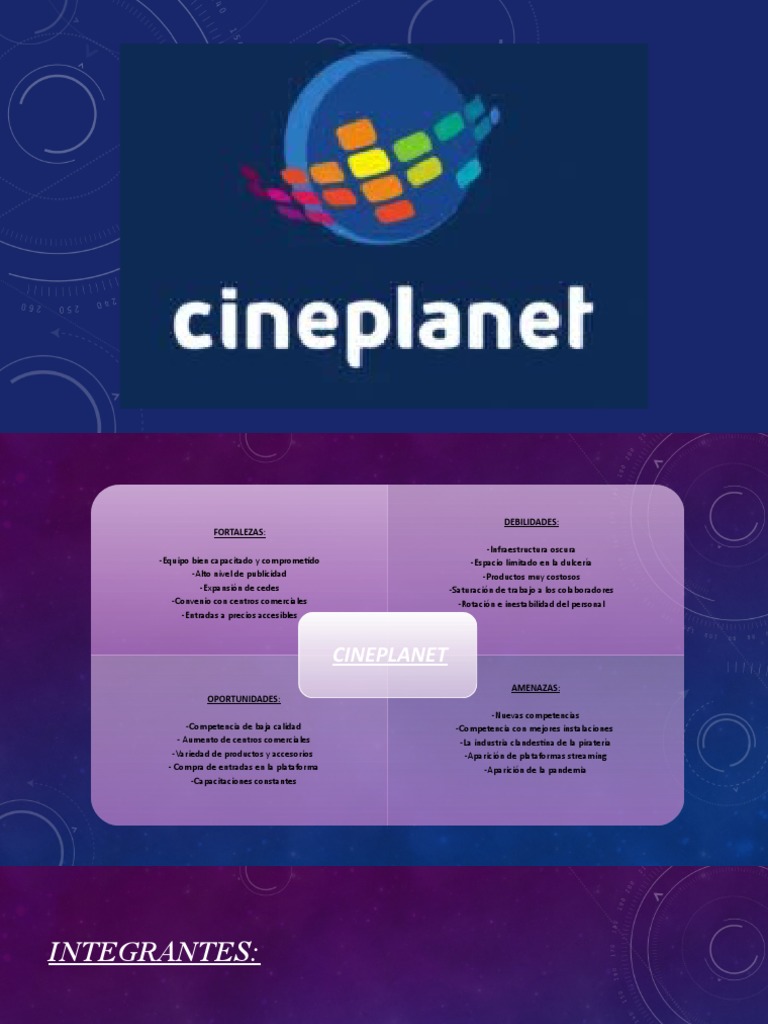 Análisis FODA de Cineplanet: Fortalezas y Debilidades | PDF