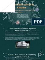 Grupo I Historia y Proyectos de La Facultad de Ingenieria Quimica Etica