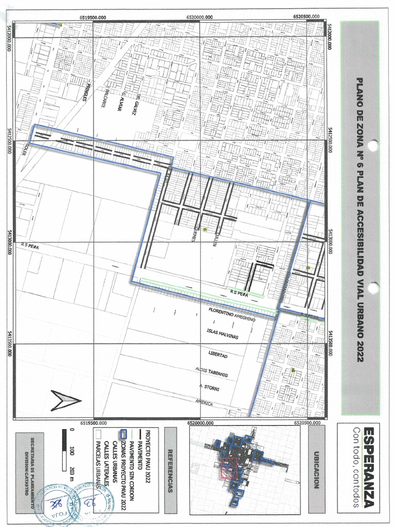 Planos Barrio Este-Calle Rafaela-Plan de Pavimento | PDF