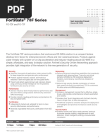 Fortigate 70F Series: Data Sheet