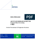 Modul Perkuliahan: Akuntansi Berbasis Komputer Computer-Based Accounting