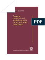 Derecho Constitucional y Administrativo de Las Entidades Federativas