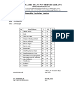 Transkip Penilaian Harian MTS DDI Palirang