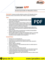 Master Lasser: Ipesa de CV