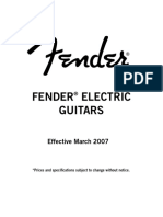 Fender Electric Guitars Winter 2007
