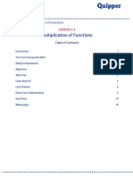 Mathematics: Multiplication of Functions