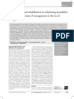 Physiotherapy and Rehabilitation in Ankylosing Spondylitis Is It Still The Mainstay of Management in The Era of Biologic