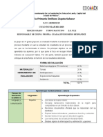 Examen Bloque 1 Tercer Grado