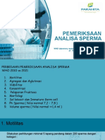 Presentasi Analisa Sperma