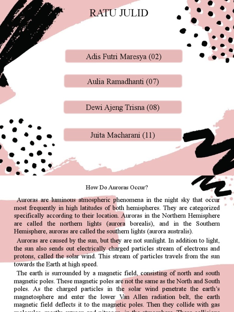 Explanation Text Aulia 11ipa3 PDF Aurora Solar Wind