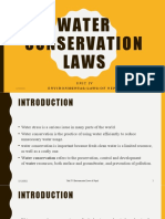 4.4. Water Conservation Laws