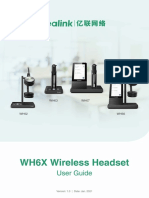 Yealink+WH6X+Wireless+Headset+User+Guide+V1 0
