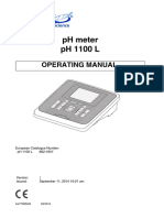 PH 1100 L Operating Manual