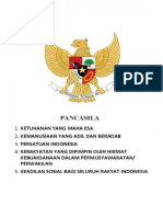 Teks Pancasila