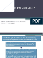 Materi Pai Semester 1