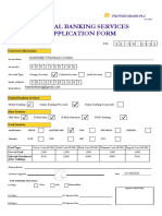 Card Application Form (DONE)