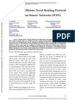 An Energy Efficient Novel Routing Protocol in Wireless Sensor Networks WSN