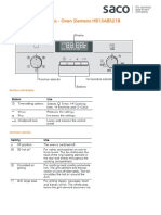 Operating Instructions Oven