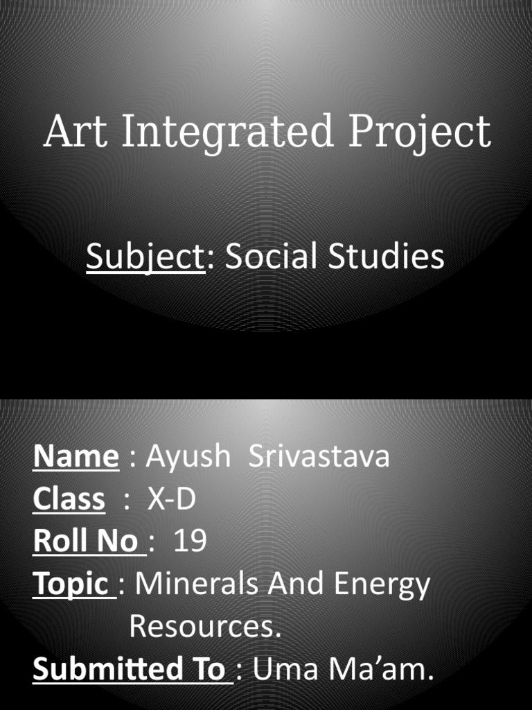 Social Studies Project | PDF