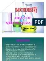 Thermochemistry - Heat of Neutralization