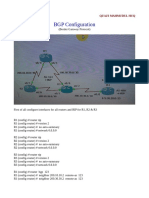 BGP Configuration