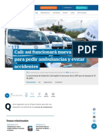 Cali - ¿Cómo Se Podrá Utilizar La Nueva APP para Pedir Ambulancias - , ELTIEMPO COM, 07072022