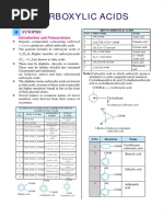 Carboxylic Acids