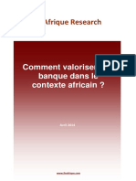 Valoriser Banques Afrique