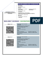 Maklumat Vaksinasi: Vaccination Details