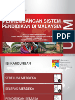 Perkembangan Sistem Pendidikan Di Malaysia