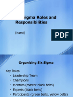 Six Sigma Key Roles
