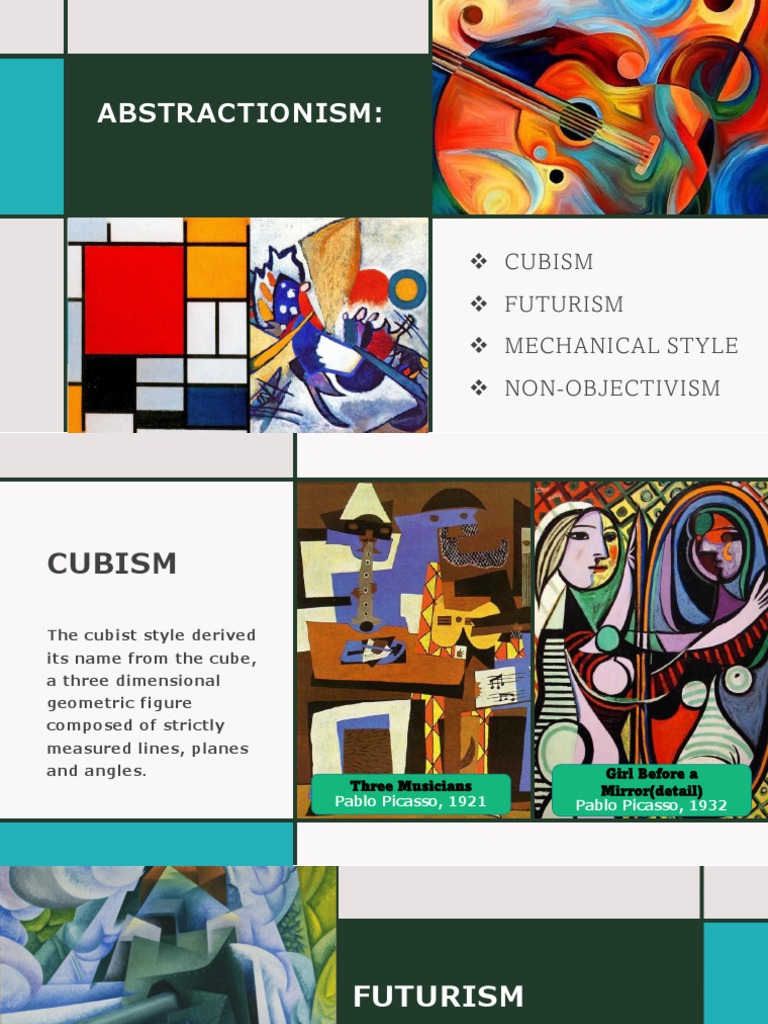 WEEK 6 ARTS LESSONS 1st Quarter Abstractionism and Abstract Expressionism PDF Abstract Art