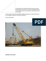 Crawler Cranes: Self-Propelled Mobile Cranes