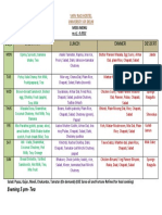 Updated Mess Menu Nov 2022