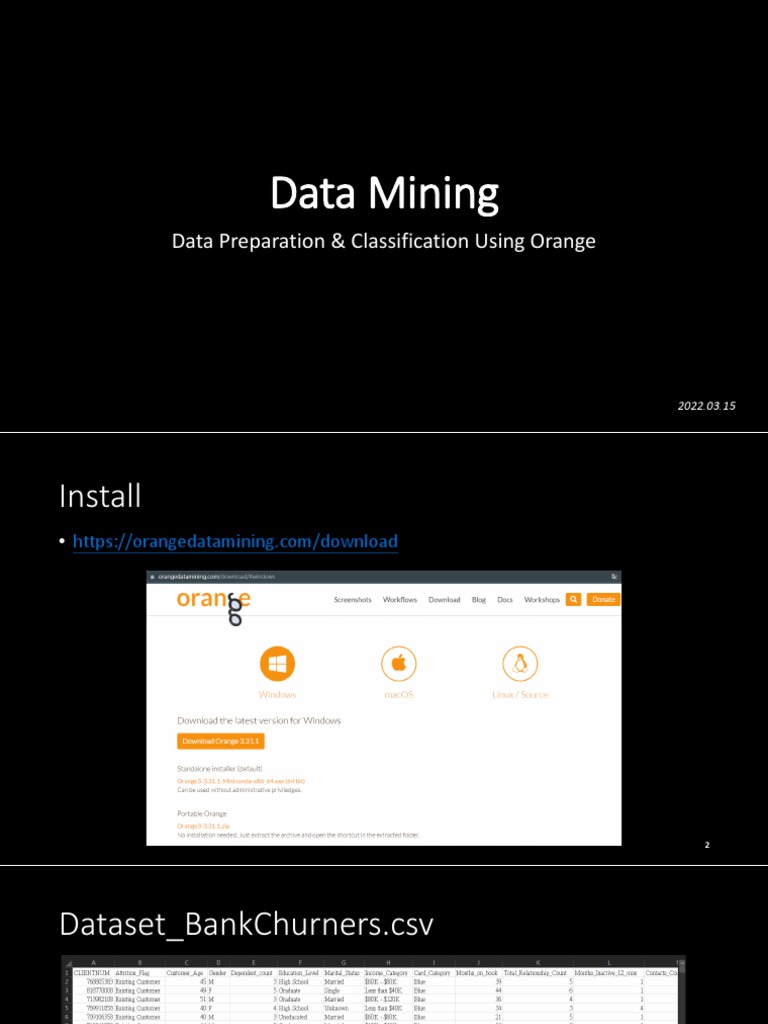 DataMining Orange | PDF
