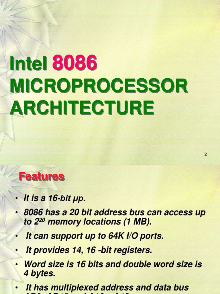 Unit 3 8086 MP (1) PDF Integrated Circuit Information Age