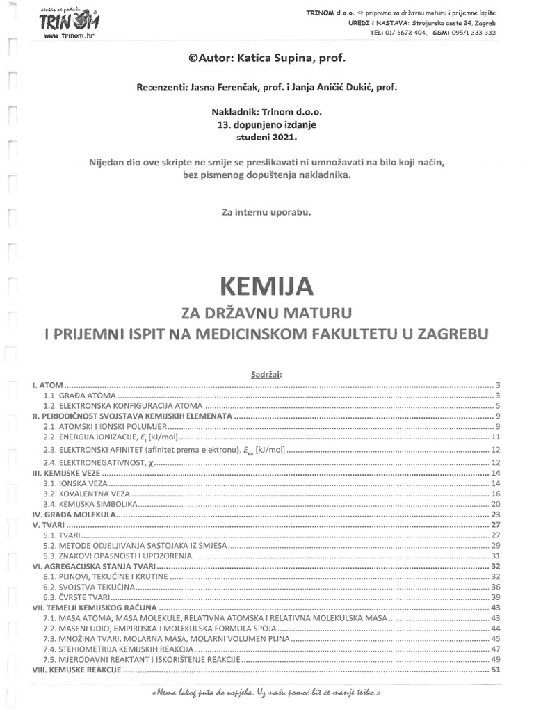 Kemija | PDF