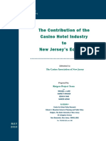 RUTGERS The Contribution of The Casino Hotel Industry To New Jerseys EconomyFinal May 26 2010 Revision3