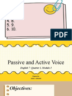 Q1M3 - Passive and Active Voice