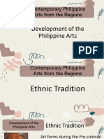 Development of The Philippine Arts