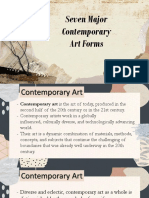 Contemporary Art Forms