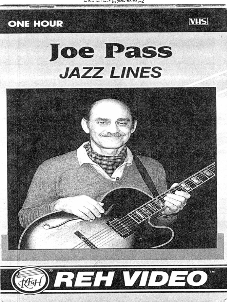 DVD ジョー・パスJazz Lines Joe Pass: Jazz Lines: : Joe Pass | Alfred Music