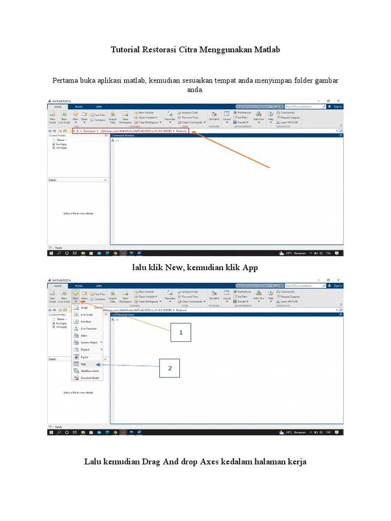 Tutorial Restorasi Citra Menggunakan Matlab Pdf