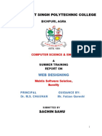 Raja Balwant Singh Polytechnic College: Web Designing