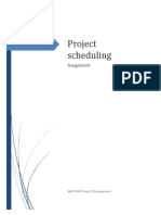 Project scheduling and resource levelling
