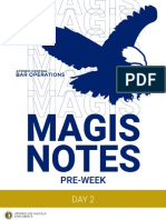 Magis Notes Pre-Week Day 2